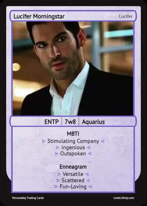 lucifer morningstar mbti